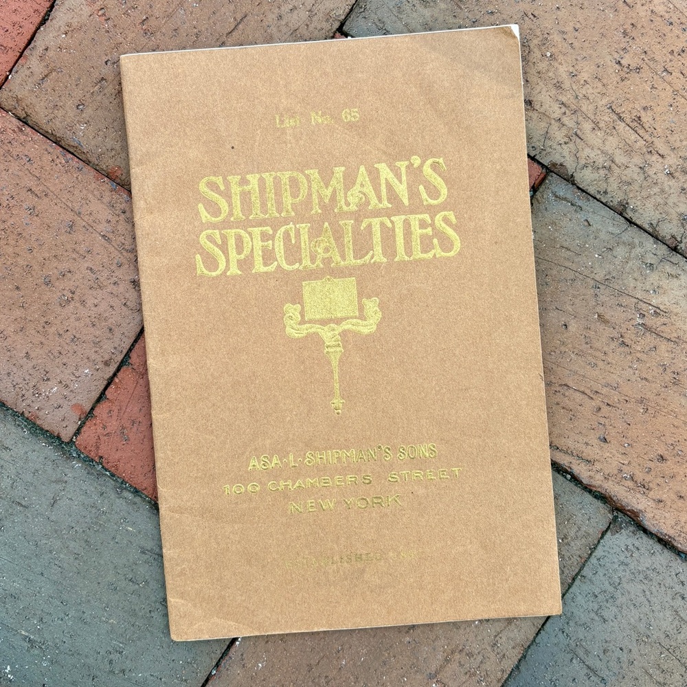 1913 Shipman's Specialties Catalogue Files Binders Office Items Scrapbooks NYC - Picture 1 of 6